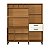Cozinha Compacta Moderna 175cm 8 Portas e 2 Gavetas Nature Champanhe - Imagem 4