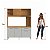 Cozinha Compacta Moderna 152cm 4 Portas com Gaveta Nature e Off White - Imagem 6