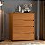 Cômoda Moderna 80cm com 4 Gavetas em 100% MDF com Pés - Imagem 5