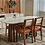 Conjunto Sala de Jantar Mesa Moderna 4 Cadeiras Estofadas 100% MDF - Imagem 17