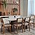Conjunto Sala de Jantar Mesa Moderna 6 Cadeiras Estofadas 100% MDF - Imagem 5