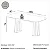 Conjunto Sala de Jantar Mesa Moderna 6 Cadeiras Estofadas 100% MDF - Imagem 16