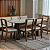 Conjunto Sala de Jantar Mesa Moderna 6 Cadeiras Estofadas 100% MDF - Imagem 9