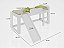 Cama Infantil Playground 192cm com Escorregador e Cortina e Branca - Imagem 6