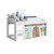 Cama Infantil Playground 192cm com Protetor e Cortina Branca - Imagem 2