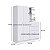 Guarda-Roupa Montessoriano 2 Portas Cômoda Integrada 4 Gavetas Branco - Imagem 4