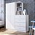 Guarda-Roupa Montessoriano 2 Portas Cômoda Integrada 4 Gavetas Branco - Imagem 1