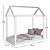 Cama Infantil Casinha Montessoriana 155cm Branca - Imagem 3