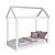 Cama Infantil Casinha Montessoriana 155cm Branca - Imagem 2