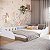 Cama de Casal Infantil Montessoriana com Protetor 194cm Branco e Mel - Imagem 1