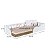 Cama Solteiro Infantil Montessoriana com Protetor 194cm Branco e Mel - Imagem 4
