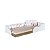 Cama Solteiro Infantil Montessoriana com Protetor 194cm Branco e Mel - Imagem 3