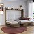 Cama de Casal 196cm Articulável Horizontal com Nichos Moderna - Imagem 1