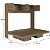 Cama Casal Articulável Horizontal 196cm com Portas e Nichos - Imagem 5