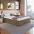 Cama de Casal 192cm com 4 Portas Basculantes Moderna - Imagem 1
