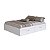 Cama de Casal 192cm com 4 Portas Basculantes Moderna - Imagem 11