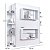 Cama de Casal 195cm Articulável Vertical com Estante Moderna - Imagem 16