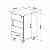 Mesa Escrivaninha 160cm e Gaveteiro Home Office Mordeno - Imagem 10
