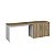 Conjunto para Escritório Home Office Escrivaninha 2 Estantes e Balcão - Imagem 13