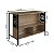Mesa Bancada Gourmet Estilo Industrial 127cm com Nichos - Imagem 8