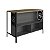 Mesa Bancada Gourmet Estilo Industrial 127cm com Nichos - Imagem 12