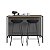 Mesa Bancada Gourmet Estilo Industrial 127cm com Nichos - Imagem 13