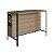 Mesa Bancada Gourmet Estilo Industrial 127cm com Nichos - Imagem 4