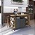 Mesa Bancada Gourmet Estilo Industrial 131cm com 2 Portas - Imagem 9