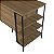 Mesa Bancada Gourmet Estilo Industrial 131cm com 2 Portas - Imagem 15