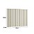 Painel Decorativo Ripado Smart 240x120cm 100% MDF Moderno - Imagem 6