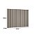 Painel Decorativo Ripado Smart 320x120cm 100% MDF Moderno - Imagem 3