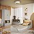 Quarto Infantil Montessoriana Cômoda Cama e Guarda Roupas Lille Arenas - Imagem 1