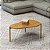 Mesa de Centro Orgânica Baixa 70cm 100% MDF Freijó - Imagem 1