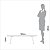 Mesa de Centro Orgânica 120cm 100% MDF Off White e Freijó - Imagem 4
