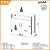 Balcão Aparador Buffet 89,5cm 2 Portas 100% MDF Off White e Freijó - Imagem 5