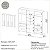 Roupeiro Moderno 6 Portas 270cm 100% MDF Freijó e Off White - Imagem 5
