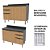 Cozinha Compacta 200cm 8 Portas 3 Gavetas com Pés Reguláveis - Imagem 5