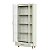 Estante Cristaleira 100% MDF Portas Vidro e Gaveta Off White e Gold - Imagem 3