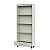 Estante para Livros 100% MDF com Gaveta e Prateleiras Off White e Gold - Imagem 3