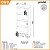 Estante para Livros 100% MDF com Gaveta e Prateleiras Off White e Gold - Imagem 4