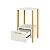 Mesa Auxiliar para Escritório Home Office 40cm com Gaveta Moderna - Imagem 5