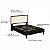 Cama de Casal com Cabeceira Fixa 138cm e Palhinha Oslo Hanover - Imagem 8