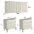 Conjunto Cabeceira Casal 280cm 2 Mesas de Cabeceira 100% MDF Pés Metal - Imagem 9