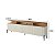 Conjunto Rack para Tv Brise 180cm com Painel 100% MDF e Pés em Metal - Imagem 3