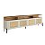 Conjunto Rack para Tv Palhinha 180cm com Painel 100% MDF Pés em Metal - Imagem 2