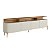 Conjunto Rack para Tv Liso 220cm com Painel 100% MDF e Pés em Metal - Imagem 8