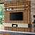 Conjunto Rack com Painel para Tv 240cm e Nicho Suspenso 100% MDF - Imagem 6