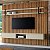 Conjunto Rack com Painel para Tv 280cm e Nicho Suspenso 100% MDF - Imagem 6