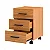 Conjunto Escritório Home Office Mesa Escrivaninha e Gaveteiro 100% MDF - Imagem 7
