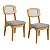 Conjunto de Jantar Mesa Extensível 4 Cadeiras Palinha CA40 100% MDF - Imagem 16